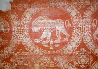 Fabric from the Tomb of St. Julian by Persian School